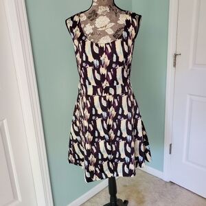 NWOT cute watercolors print romper dress  S/XL